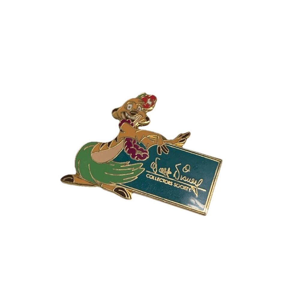 Disney Walt Disney Collectors Society Timon The Lion King Pin Timon Hula Skirt